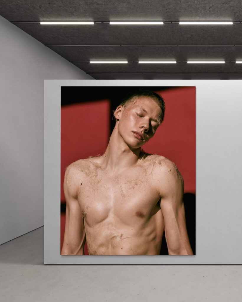 THE LAST SONG OF THE RED SUN shown in an interior