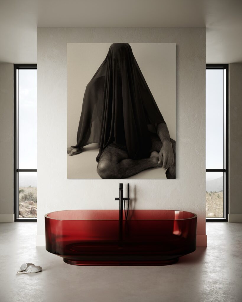 UNDER THE GUISE shown in an interior