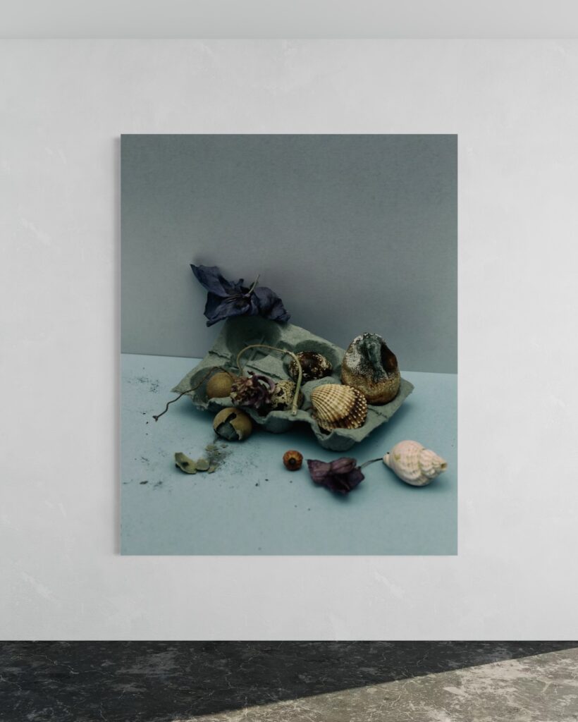 MELANCHOLY BY THE SEASHORE shown in an interior
