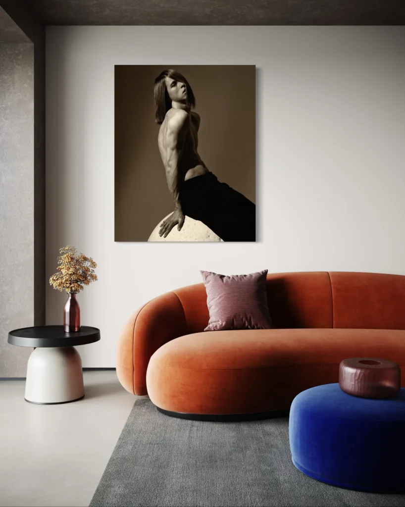CONTEMPLATION OF IDENTITY shown in an interior